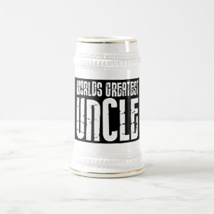 Vintage Retro Coole Onkel : Weltbester Onkel Bierglas