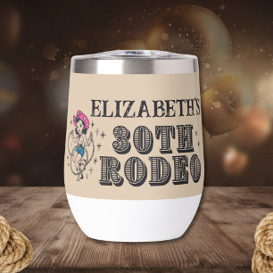 Vintage Retro-Cowgirl 30. Geburtstagsfeier