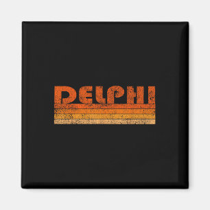 Vintage Retro Delphi Griechenland Magnet