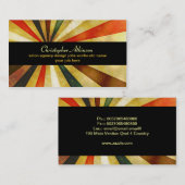 Vintage Retro-Design-Visitenkarte Visitenkarte (Vorne/Hinten)