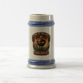 Vintage Retro Design zum Vatertag Bierglas (Mittel)