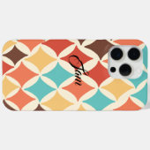 Vintage Retro-Diamantformate Case-Mate iPhone Hülle (Rückseite (Horizontal))