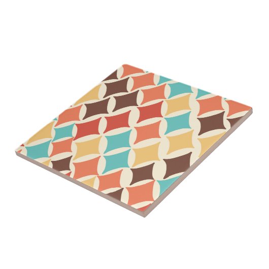 Vintage Retro-Diamantformate Fliese (Seite)