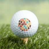 Vintage Retro-Diamantformate Golfball (Insitu T-Shirt)