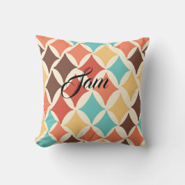 Vintage Retro-Diamantformate Kissen