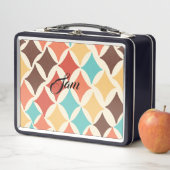 Vintage Retro-Diamantformate Metall Brotdose (Beispiel)