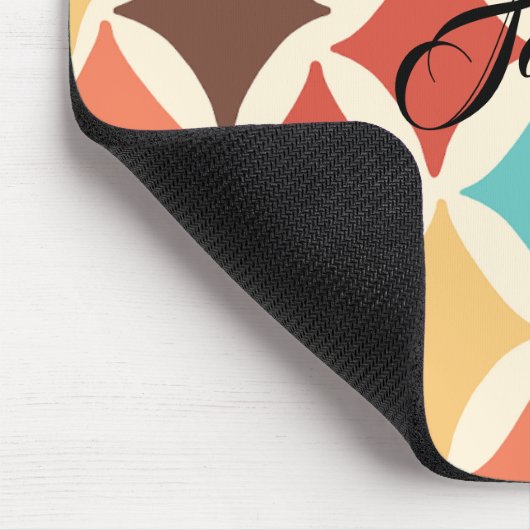 Vintage Retro-Diamantformate Mousepad (Ecke)