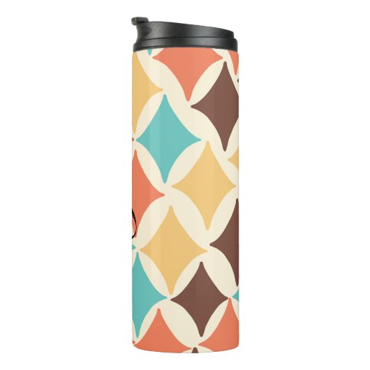 Vintage Retro-Diamantformate Thermosbecher (Nach rechts gedreht)