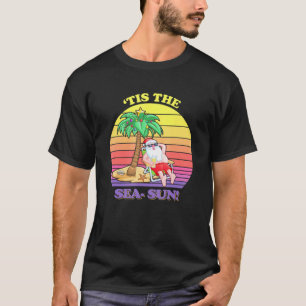 Vintage Retro Die Zeit Ist Da Weihnachten Im Juli T-Shirt