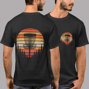 Vintage Retro Disc Golf Korb Baum T-Shirt