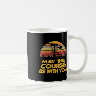 Vintage Retro Disc Golf Möge der Kurs mit dir sein Kaffeetasse