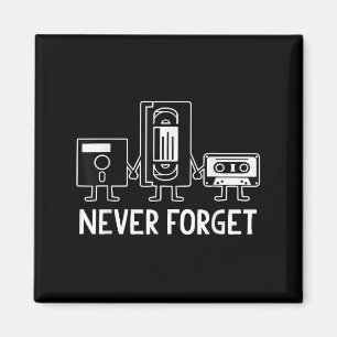 Vintage Retro-Diskette, VHS-Band, Cette - Nie Magnet
