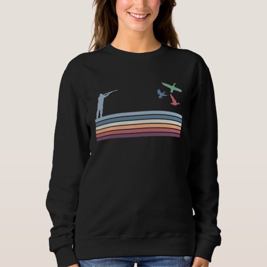 Vintage Retro Duck Hunting Sweatshirt (Vorderseite)