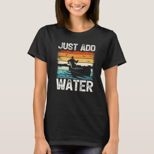 Vintage Retro einfach Wasser Kajak Kajak 1 T-Shirt
