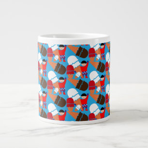 Vintage Retro Eiscreme-Kunst Jumbo-Tasse