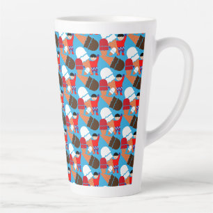 Vintage Retro Eiscreme-Kunst Milchtasse