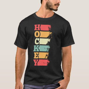 Vintage Retro Eishockeyspieler Sportfan Spieler  T-Shirt