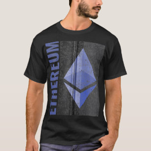 Vintage Retro Ethereum ETH Münze Kryptowährung Rei T-Shirt