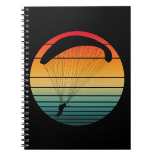 Vintage Retro Fallschirm Notizblock