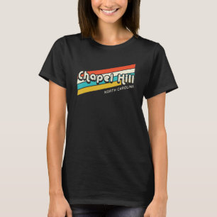 Vintage Retro-Farbkappelle Hill North Carol T-Shirt