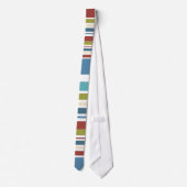 Vintage Retro-Farbstreifen #5 Krawatte (Rückseite)
