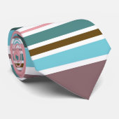 Vintage Retro-Farbstreifen #7 Krawatte (Gerollt)