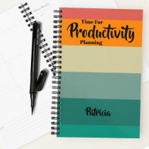 Vintage Retro-Farbstreifenproduktivität