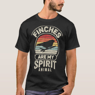 Vintage Retro-Finken sind meine Spirit Animal Fini T-Shirt