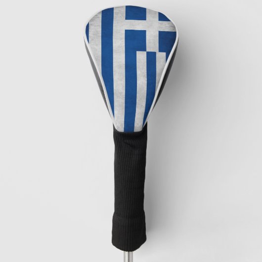 Vintage retro Flag of Greece Golf Headcover (Vorderseite)