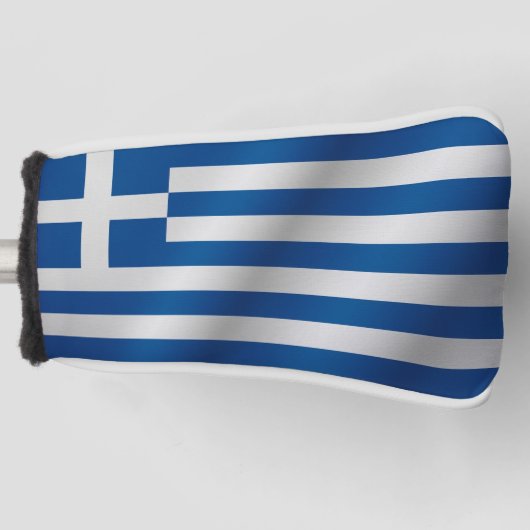 Vintage retro Flag of Greece Golf Headcover (Vorderseite)