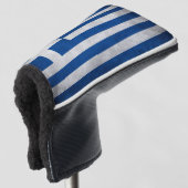 Vintage retro Flag of Greece Golf Headcover (3/4 Vorderseite)