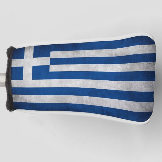 Vintage retro Flag of Greece Golf Headcover (Vorderseite)
