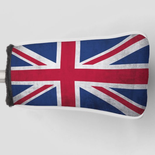 Vintage Retro-Flagge des Vereinigten Königreichs Golf Headcover (Vorderseite)