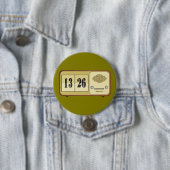 Vintage Retro Flip-Uhr-Radio Button (Beispiel)