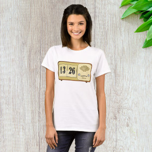 Vintage Retro Flip-Uhr Radio T-Shirt