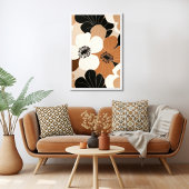 Vintage Retro Floral Poster