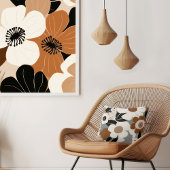 Vintage Retro Floral Poster