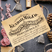 Vintage Retro Florida Duftseife Geschenkpapier Set