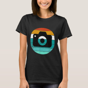 Vintage Retro Fotograf-Kamera Grafische Fotografie T-Shirt