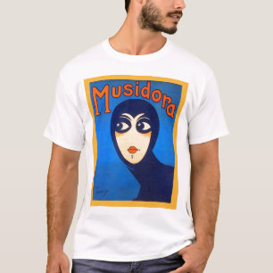 Vintage Retro Frauen Theater Musidora Jeanne Roque T-Shirt
