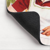 Vintage Retro Frauenkitsch-50er Küchen-Magie Mousepad (Ecke)