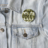 Vintage Retro Frauenkitsch-Jeans-Gesamt-Mädchen Button (Beispiel)