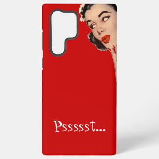 Vintage Retro-Frauenklatsche Samsung Galaxy Hülle