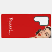 Vintage Retro-Frauenklatsche Samsung Galaxy Hülle (Rückseite (Horizontal))