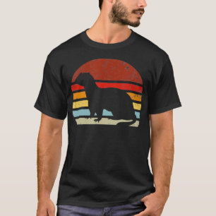 Vintage Retro-Frettchen Papa Mama Junge Mädchen Ge T-Shirt