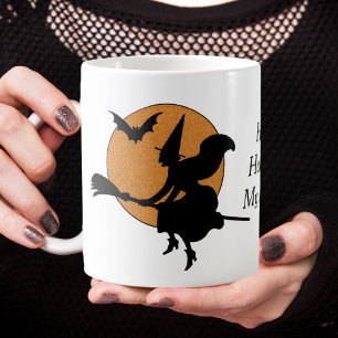 Vintage Retro Frohes Halloween, meine Schönen Hexe Kaffeetasse