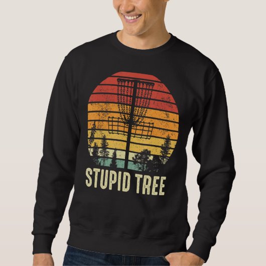 Vintage Retro Funny Disc Golf Classic Sweatshirt (Vorderseite)