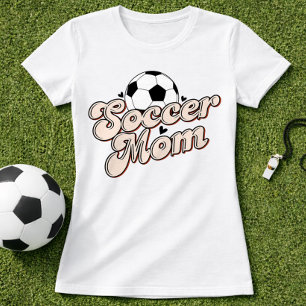 Vintage Retro Fußballmutter T-Shirt