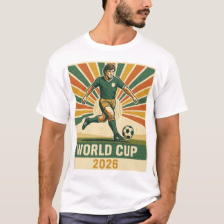 Vintage Retro Fußballspieler T-Shirt