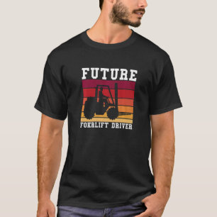 Vintage Retro Future Gabelstaplerfahrer Gabelstapl T-Shirt